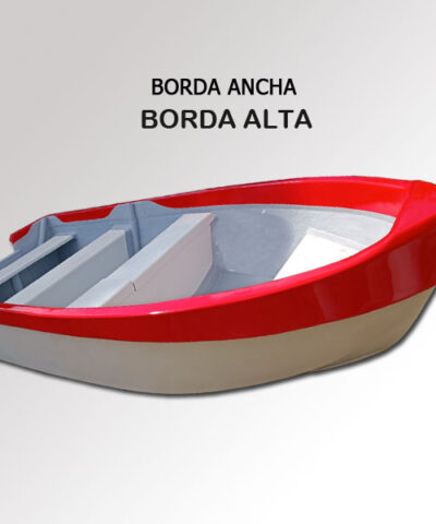 Lancha 14 pies borda ancha y "alta"
