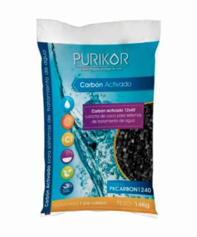 Carbón activado concha de coco 14 kg